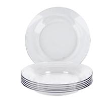 Prato Fundo Astral De Vidro Para Jantar