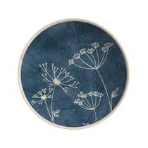 Prato Fundo Cerâmica 25cm Coup Spices Alleanza Azul Decorado