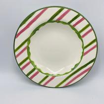 Prato Fundo Cerâmica Belle Bouquet Alleanza 22cm