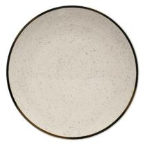 Prato Fundo Cerâmica Oxford Unni Brisa Rustico 20,5cm Mesa Posta