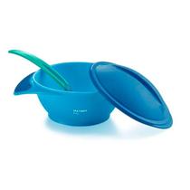 Prato Fundo com Colher Termossensível Funny Meal (Azul) - Multikids Baby