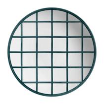Prato Fundo Coup Green Trace 25cm Cerâmica Liso para Mesa Verde Alleanza