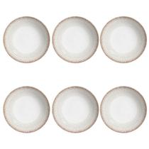 Prato Fundo Coup Sintonia de Cerâmica 25cm 6 Unidades - Alleanza 7604-202