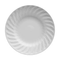 Prato Fundo de 24cm Germer Porcelanas Tangram Branco Unitário