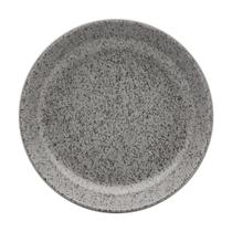 Prato Fundo De Cerâmica 20,5Cm Flat Gray Oxford