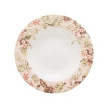 Prato Fundo de Cerâmica Aquarelle Jardim 21,5cm - Unid.