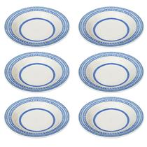Prato Fundo de Cerâmica Donna Grano 21,5cm 6 Unidades - Biona 140604