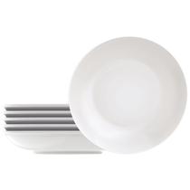 Prato Fundo de Porcelana 21cm Leonora 6 Unidades - Tramontina 96950/009 Prato Fundo de Porcelana 21cm Leonora 6 Unidades - Tramontina 96950/009