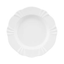 Prato Fundo De Porcelana 24Cm Soleil White Branco Oxford Prato Fundo De Porcelana 24Cm Soleil White Branco Oxford