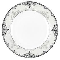 Prato Fundo de Porcelana Liliana 20,4cm 1 Peça - Hauskraft