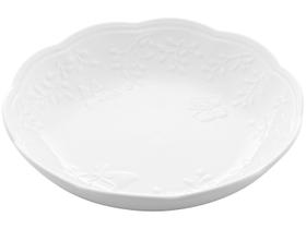 Prato Fundo de Porcelana New Bone Butterfly Flower lyor