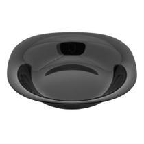Prato Fundo De Vidro Opalino Preto para Massas Risoto 21cm Quadrado Resistente Em Casa Tem Prato Fundo De Vidro Opalino Preto para Massas Risoto 21cm Quadrado Resistente Em Casa Tem