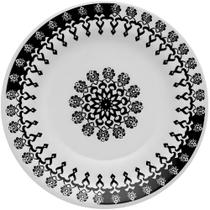 Prato Fundo em Cerâmica 21,5cm - Folk UNICA Prato Fundo em Cerâmica 21,5cm - Folk UNICA