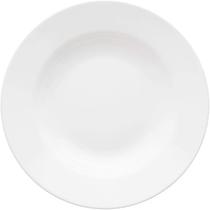 Prato Fundo Flamingo Branco 23,5cm Porcelana Oxford Prato Fundo Flamingo Branco 23,5cm Porcelana Oxford