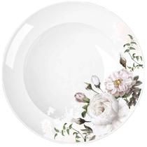 Prato Fundo Germer Redondo em Porcelana 23cm Garden com Estampa Floral Prato Fundo Germer Redondo em Porcelana 23cm Garden com Estampa Floral