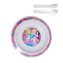 Prato Fundo Infantil com Talheres BPA Free - 2002 Prato Fundo Infantil com Talheres BPA Free - 2002