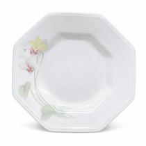 Prato Fundo Jantar Sopa 24cm Encanto Porcelana Decorada Schmidt