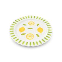 Prato Fundo Limão Siciliano Tutti-Frutti em Cerâmica 26cm Prato Fundo Limão Siciliano Tutti-Frutti em Cerâmica 26cm
