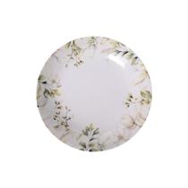 Prato Fundo Magnolia em Porcelana Decorada 22 cm Tramontina Prato Fundo Magnolia em Porcelana Decorada 22 cm Tramontina
