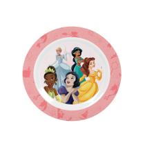 Prato Fundo Melamine Princesas Disney Kit C/2 - Tuut