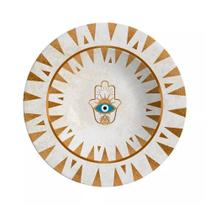 Prato Fundo Olho Grego Plus Cerâmica Alleanza 25cm