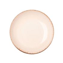 Prato Fundo para Massas Cerâmica Linear Branco 23cm Lyor Prato Fundo para Massas Cerâmica Linear Branco 23cm Lyor