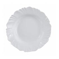 Prato Fundo Pétala em Vidro Opaline 23,5x3,7 cm Prato Fundo Pétala em Vidro Opaline 23,5x3,7 cm