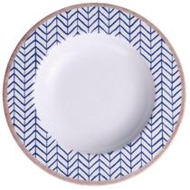Prato Fundo Porcelana Decorada 23cm Tramontina Abstratta Mesa Posta Sopas Caldos Prato Fundo Porcelana Decorada 23cm Tramontina Abstratta Mesa Posta Sopas Caldos
