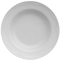 Prato Fundo Porcelana Germer Cottage Branco 350ml Avulso Sopa Caldo Relevo
