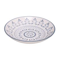 Prato Fundo Porto 21,5cm Azul Cerâmica - Wolff Prato Fundo Porto 21,5cm Azul Cerâmica - Wolff