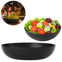 Prato Fundo Saladeira Redonda 1100ml Preto Prato Fundo Saladeira Redonda 1100ml Preto