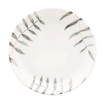 Prato Fundo Samambaia em Cerâmica 20,5cm - Oxford Prato Fundo Samambaia em Cerâmica 20,5cm - Oxford