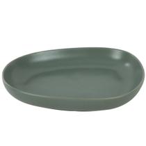 Prato fundo Sumatra em ceramica L22,7xP18,3xA4cm cor verde - L Hermitage