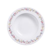 Prato Fundo Tramontina Dalina em Porcelana Decorada 23 cm Prato Fundo Tramontina Dalina em Porcelana Decorada 23 cm