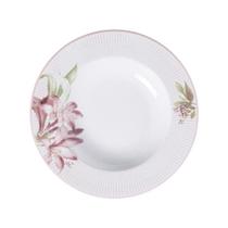Prato Fundo Tramontina Poème 23cm Em Porcelana Decorada Prato Fundo Tramontina Poème 23cm Em Porcelana Decorada