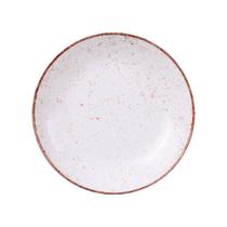 Prato Fundo Tramontina Rustico Marrom MaxForce Porcelana 25cm Prato Fundo Tramontina Rustico Marrom MaxForce Porcelana 25cm