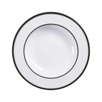 Prato Fundo Tramontina Sienna em Porcelana Decorada 23 cm Prato Fundo Tramontina Sienna em Porcelana Decorada 23 cm