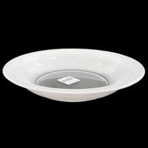 Prato fundo vidro confetti branco 23cm wheaton - mcd