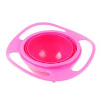 Prato Giratório 360 Infantil + Tampa Para Bebês E Crianças cor:Rosa Prato Giratório 360 Infantil + Tampa Para Bebês E Crianças cor:Rosa