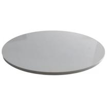 Prato Giratório 60 cm Laqueado com Vidro - Off White
