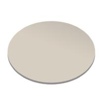 Prato Giratório de Madeira Cor Off White 60 cm