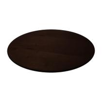 Prato Giratório de Madeira Cor Tabaco 80 cm