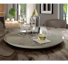 Prato Giratorio de mesa 45 cm Off com vidro Prato Giratorio de mesa 45 cm Off com vidro