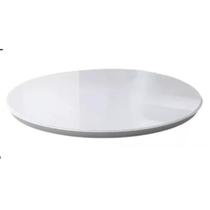 Prato Giratório Decorativo Com Vidro Lapidado Laca Fosco 45x45 - Bordinhon