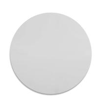 Prato giratório laqueado branco 70 cm para mesa de jantar