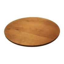 Prato Giratório Madeira Mel 50 Cm Para Mesa De Jantar