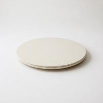 Prato Giratório Mesa De Jantar vidro 45cm Centro De Mesa