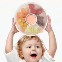 Prato Giratório para Lanche Infantil Fruit box