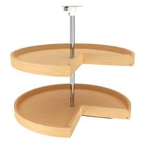 Prato Giratório Rev-A-Shelf 71 cm 2 Prateleiras Lazy Susan de Madeira Prato Giratório Rev-A-Shelf 71 cm 2 Prateleiras Lazy Susan de Madeira