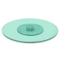 Prato Giratório Vidro Temperado 8mm Esmeralda 50cm
